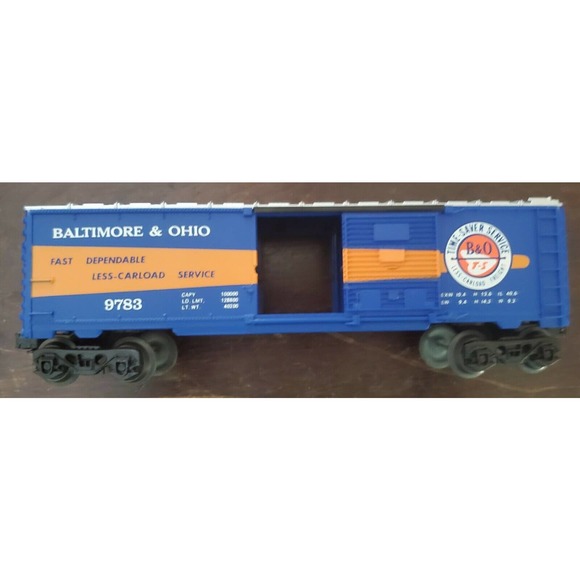 Lionel B&O Boxcar 9783 In Box Time-Saver Service O and O27 Gauge - Picture 4 of 4